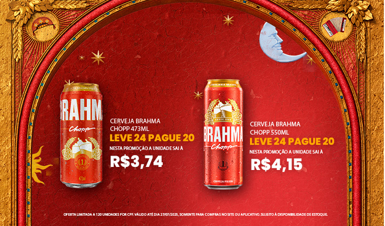 Cerveja Brahma Chopp 473ml  - Leve 24 Pague 20 até 27/07